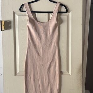Guess Pale cream Sleeveless Midi Dress